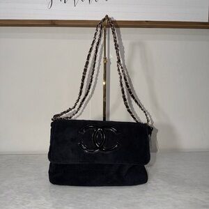 Chic Black Designer Shoulder Bag